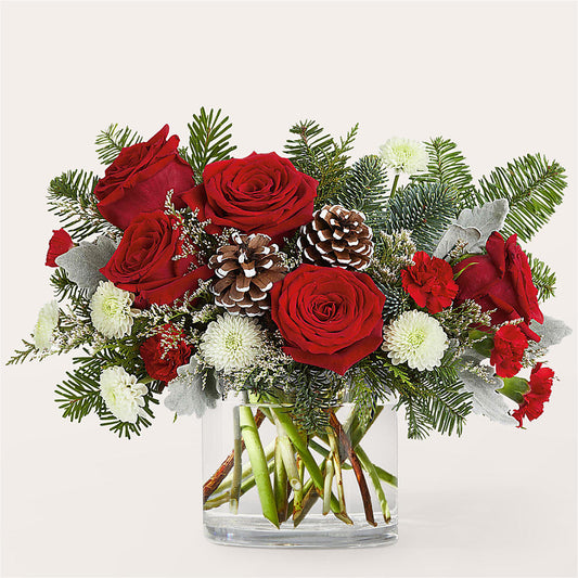 Yule Cheer Bouquet –  Discountflowershop.com, Tontitown AR