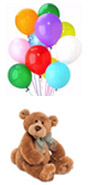 Bear with Balloons